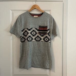 On the Byas Pacsun Short Sleeve Pocket Tee